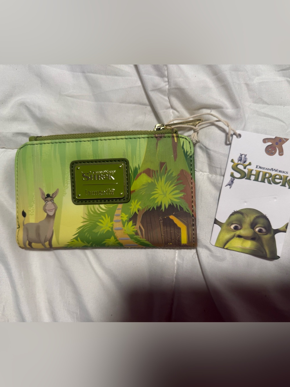 Loungefly Shrek Happily Ever After Wallet hard tag
